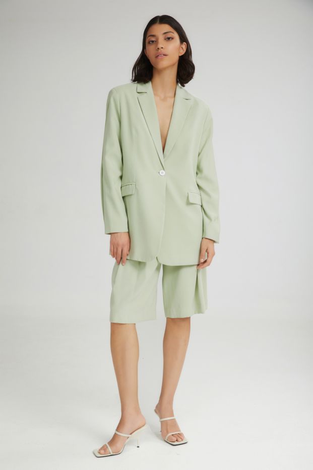 The Melted IceCream Blazer Mint