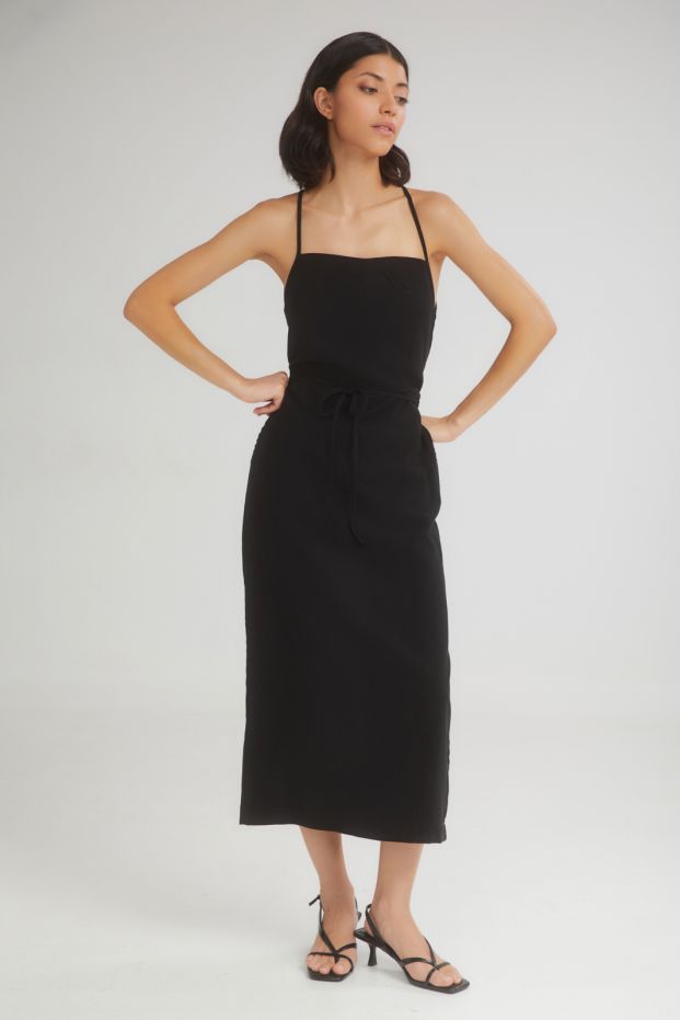 The Melted IceCream Dress Black