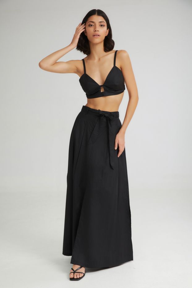 The Pistachio Skirt Black