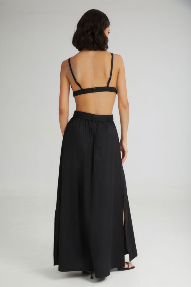 The Pistachio Skirt Black