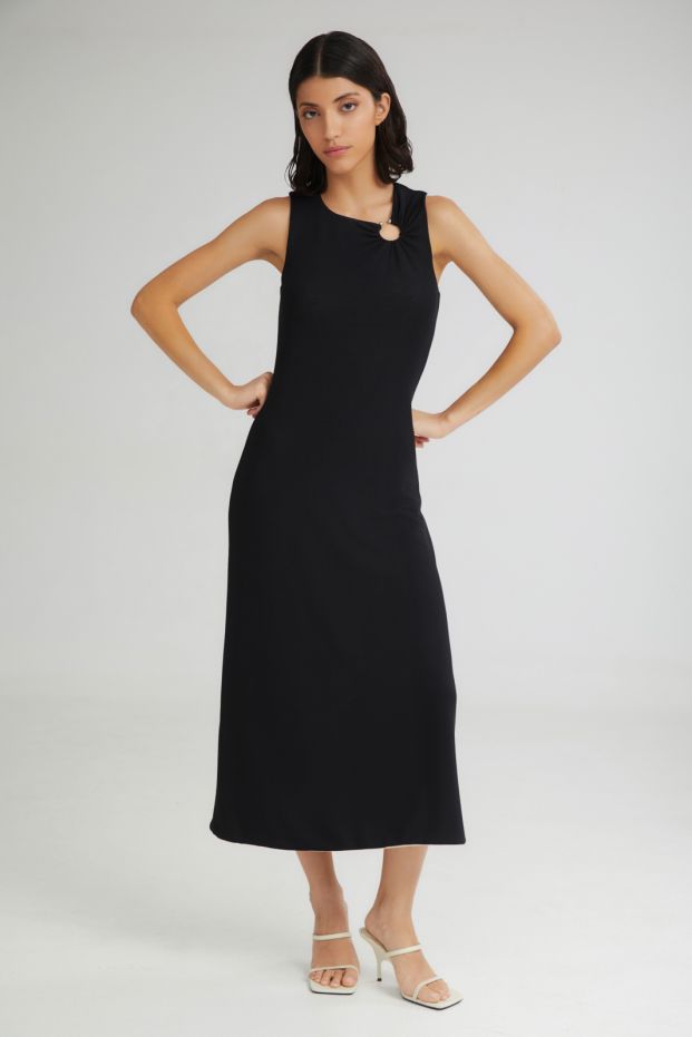 The Popsicle Double-Face Dress Black