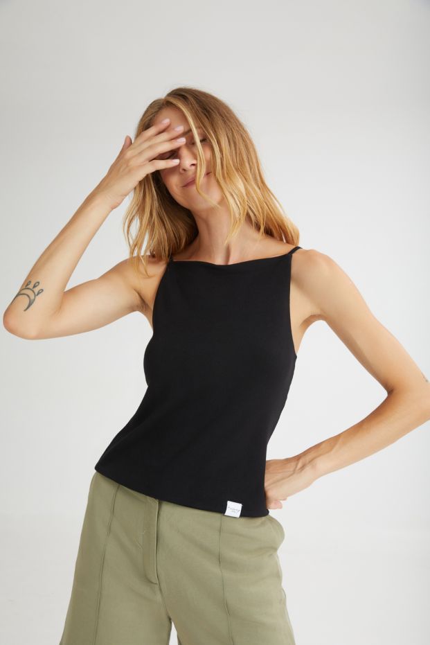 The Popsicle Essential Top Black