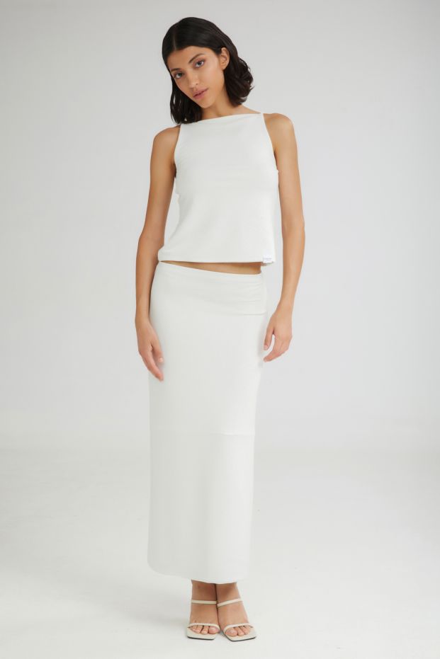 The Popsicle Essential Top White