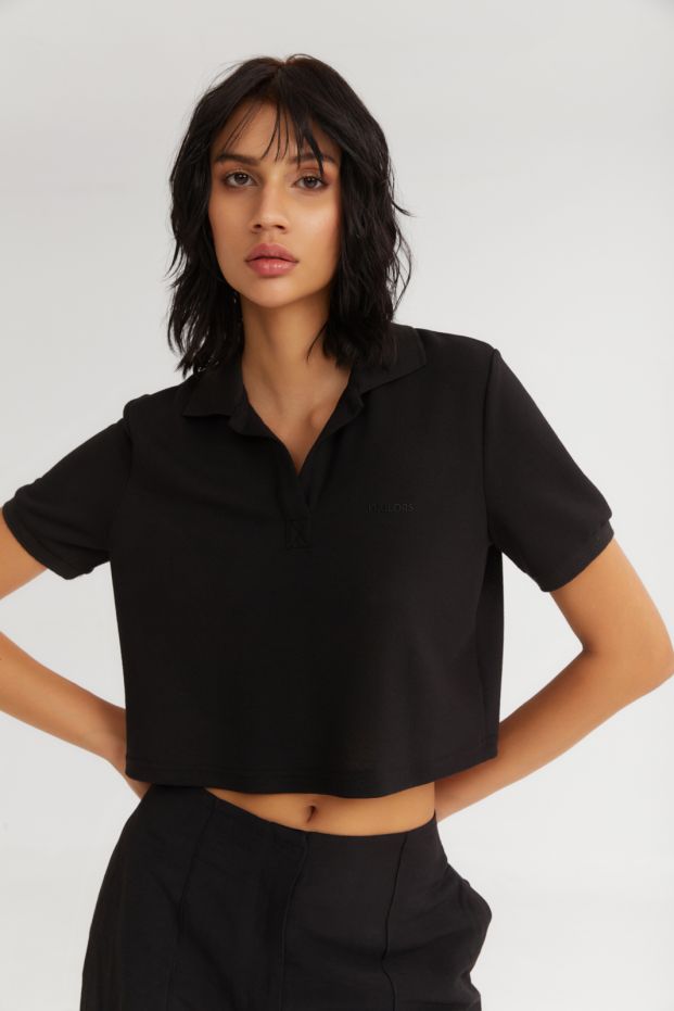 The Popsicle Polo Top Black