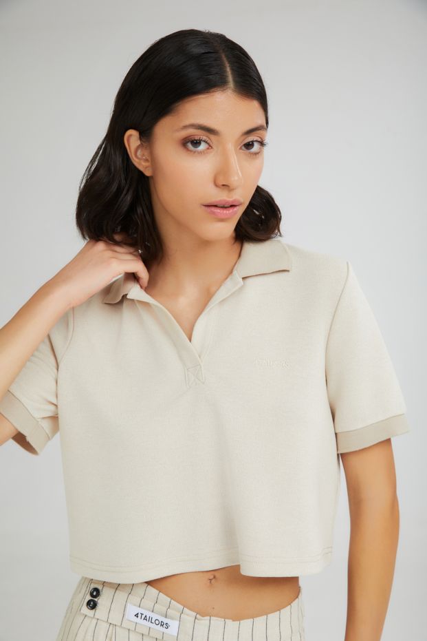 The Popsicle Polo Top Vanilla