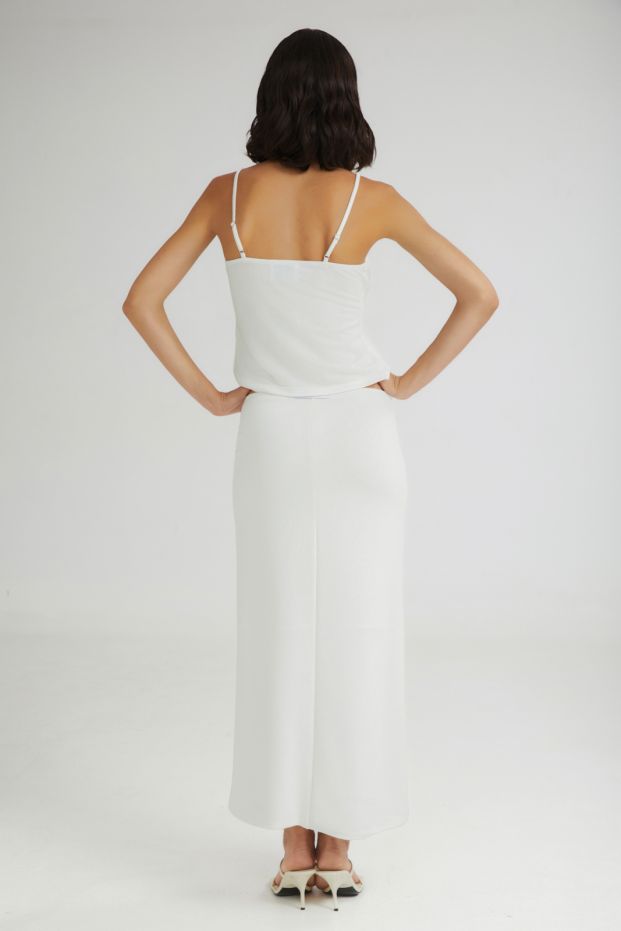 The Popsicle Skirt White
