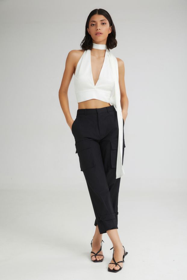 The Scoop Cargo Pants Black