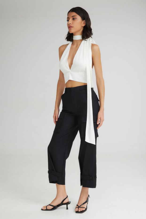 The Scoop Cargo Pants Black