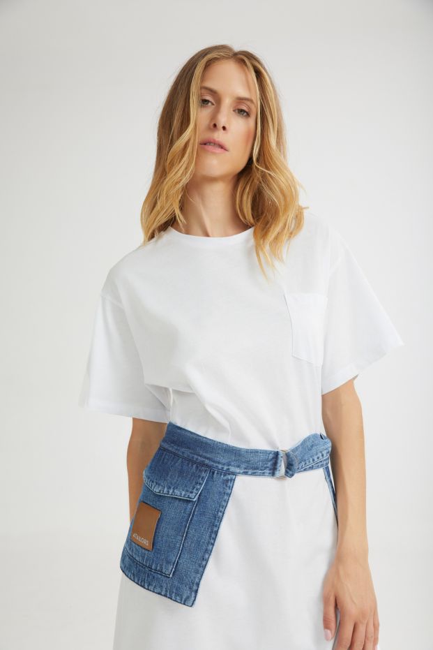 The Soft Serve Belt Denim