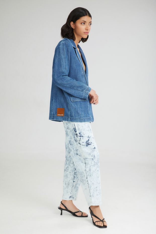 The Soft Serve Blazer Denim