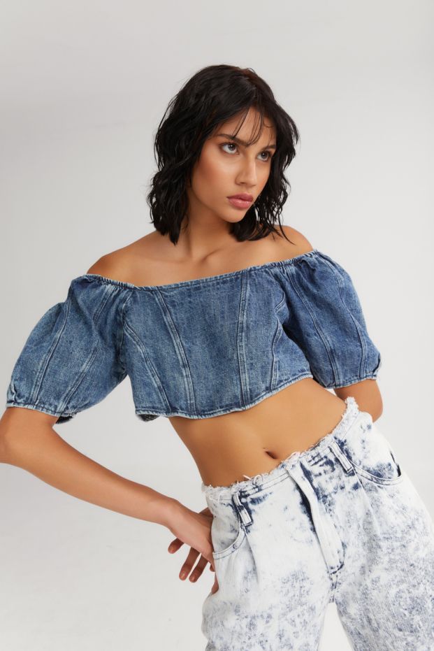 The Soft Serve Top Denim