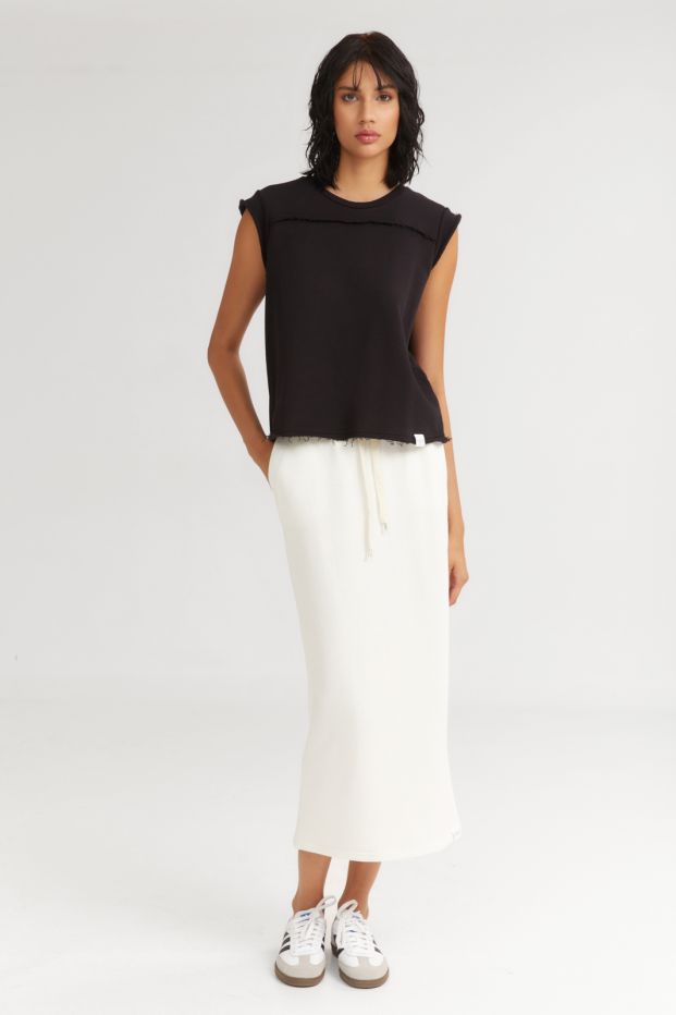 The Sorbet Sleevless Top Black