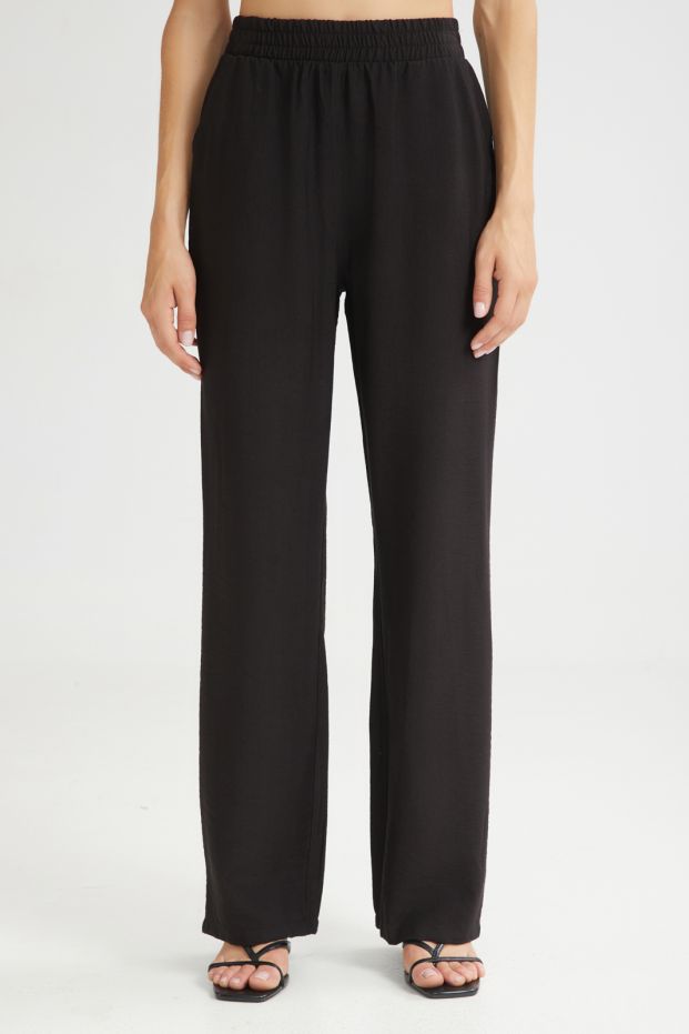The Sundae Straight Pants Black