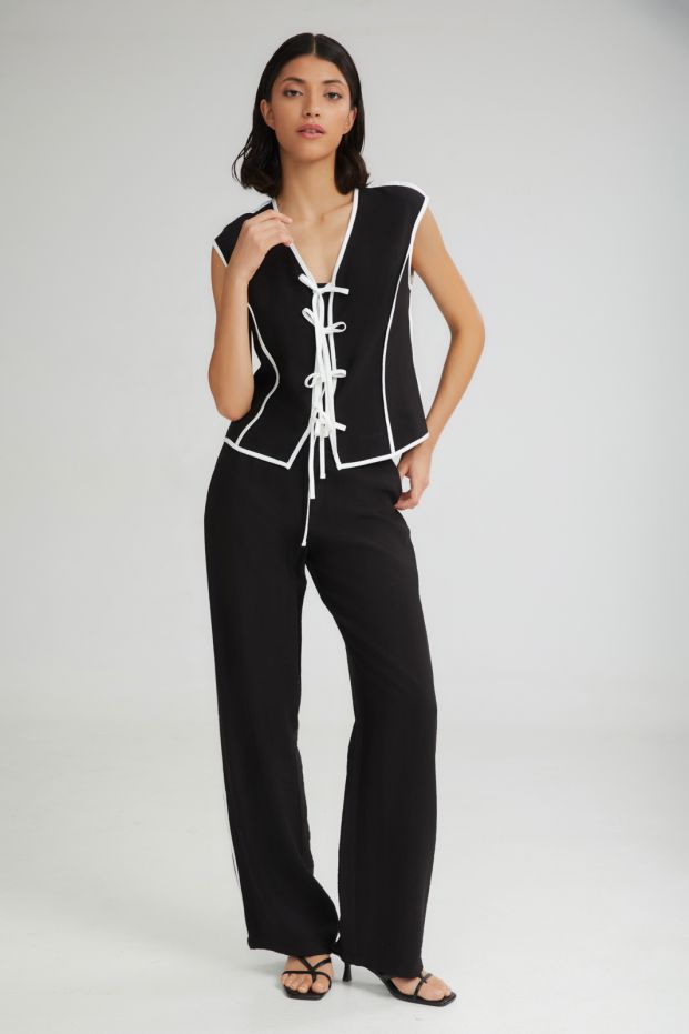 The Sundae Wide Pants Black