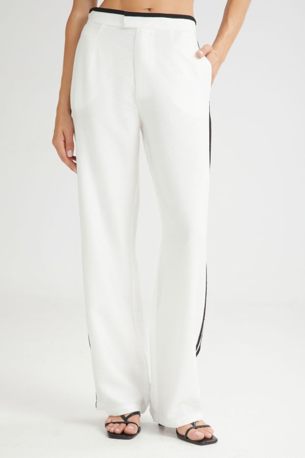 The Sundae Wide Pants White