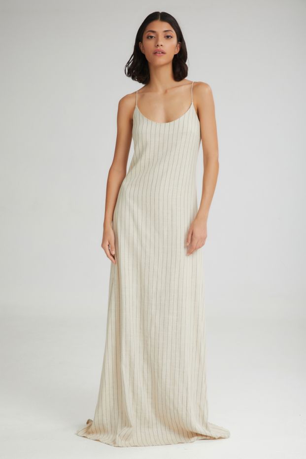 The Toppings Dress Beige
