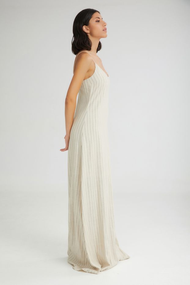 The Toppings Dress Beige