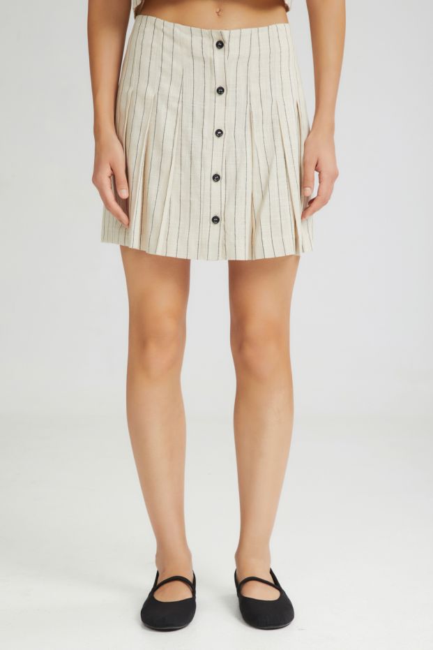 The Toppings Skirt Beige