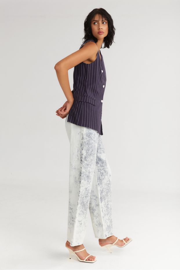 The Toppings Vest Navy