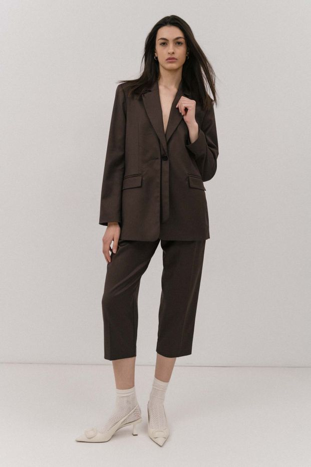 The Armor Cropped Pants Brown