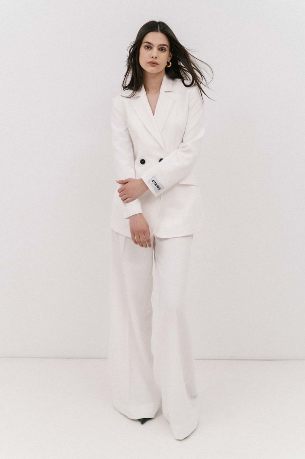 The Spice It Up Wide Leg Pants White