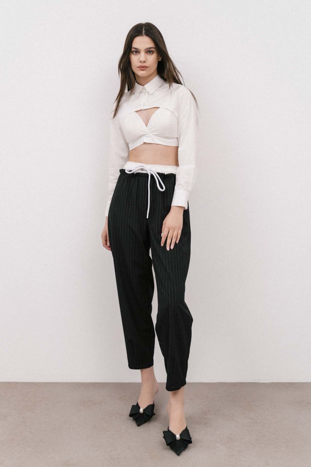 The Sweet Heat Cropped Pants Black