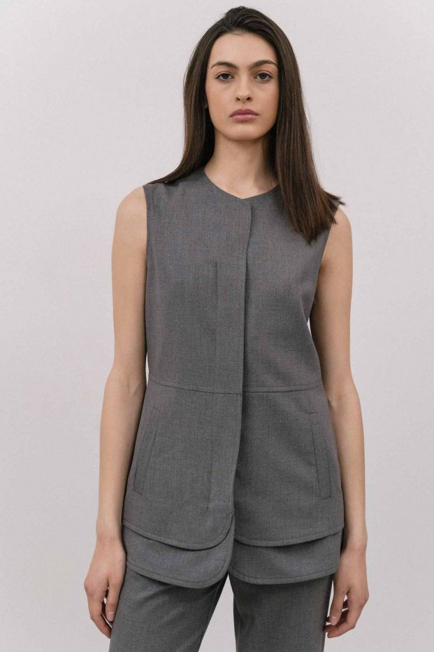 The Hot Sauce Vest Grey